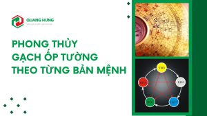 Phong thủy gạch ốp tường theo từng bản mệnh