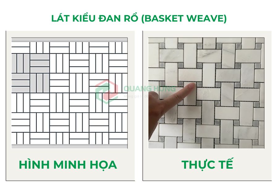 Lát kiểu đan rổ (Basket Weave)