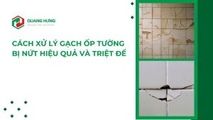 xử lý gạch ốp tường bị nứt