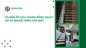 Có nên ốp cầu thang bằng gạch?