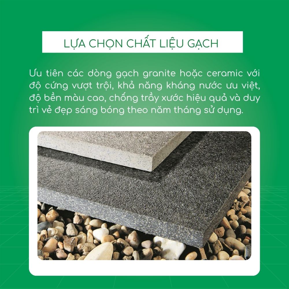 Lựa chọn chất lượng gạch