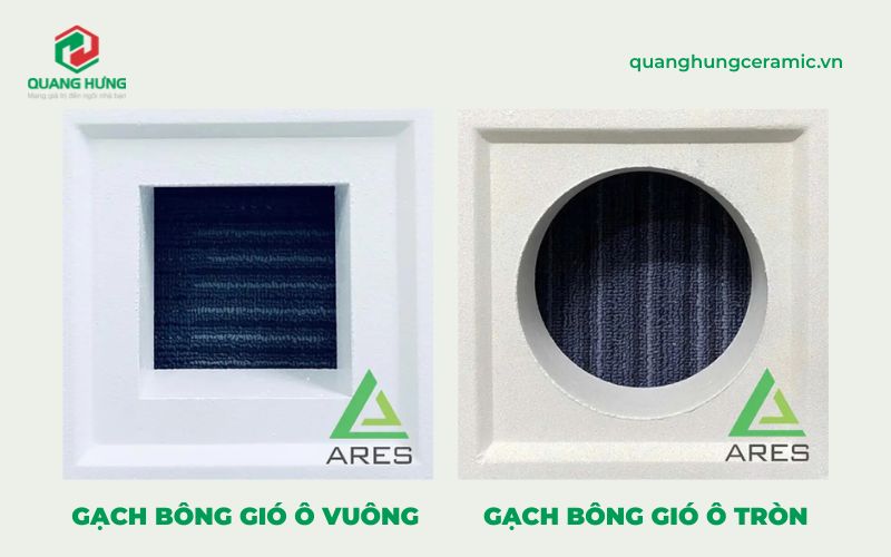 Các mẫu gạch bông gió họa tiết hình học