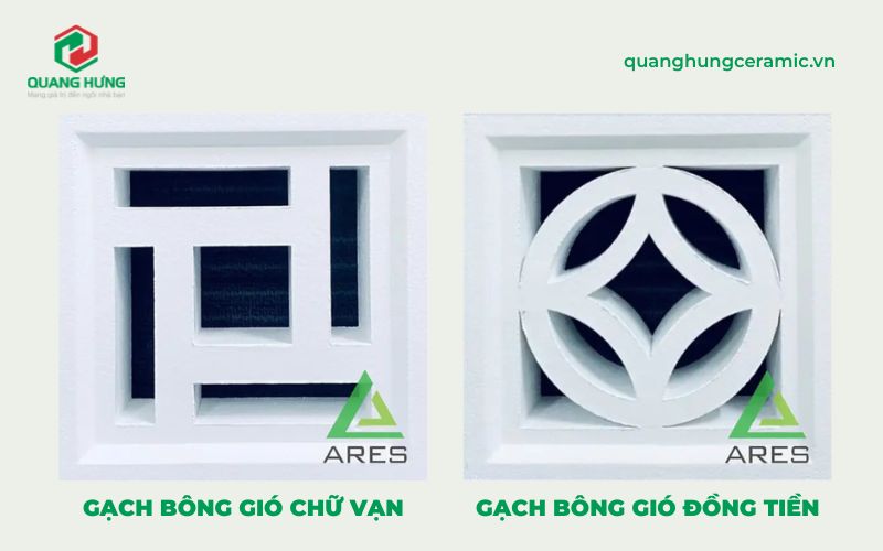 Các kiểu gạch bông gió phong thủy