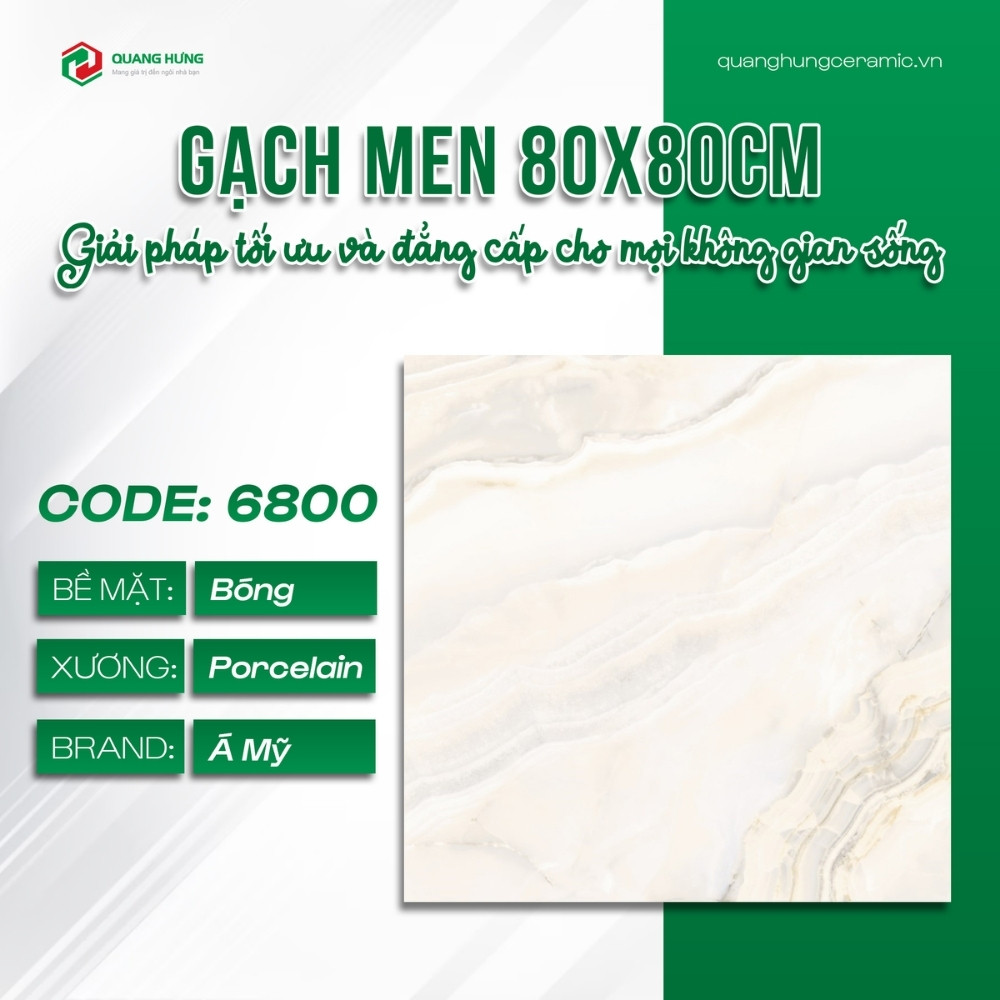 Gạch khổ lớn Nhập Khẩu 800x800mm