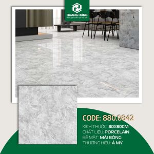 Gạch lát nền Xám vân