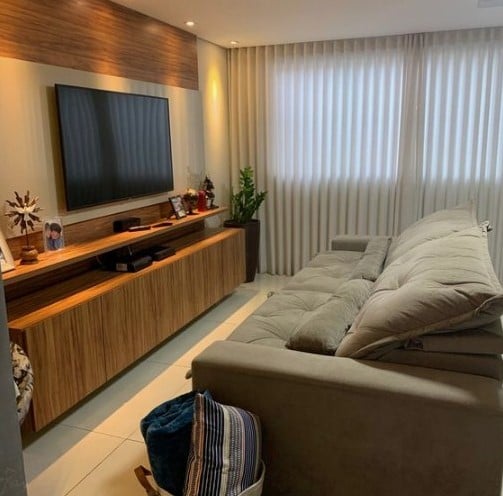 Rèm vải linen cho phòng khách