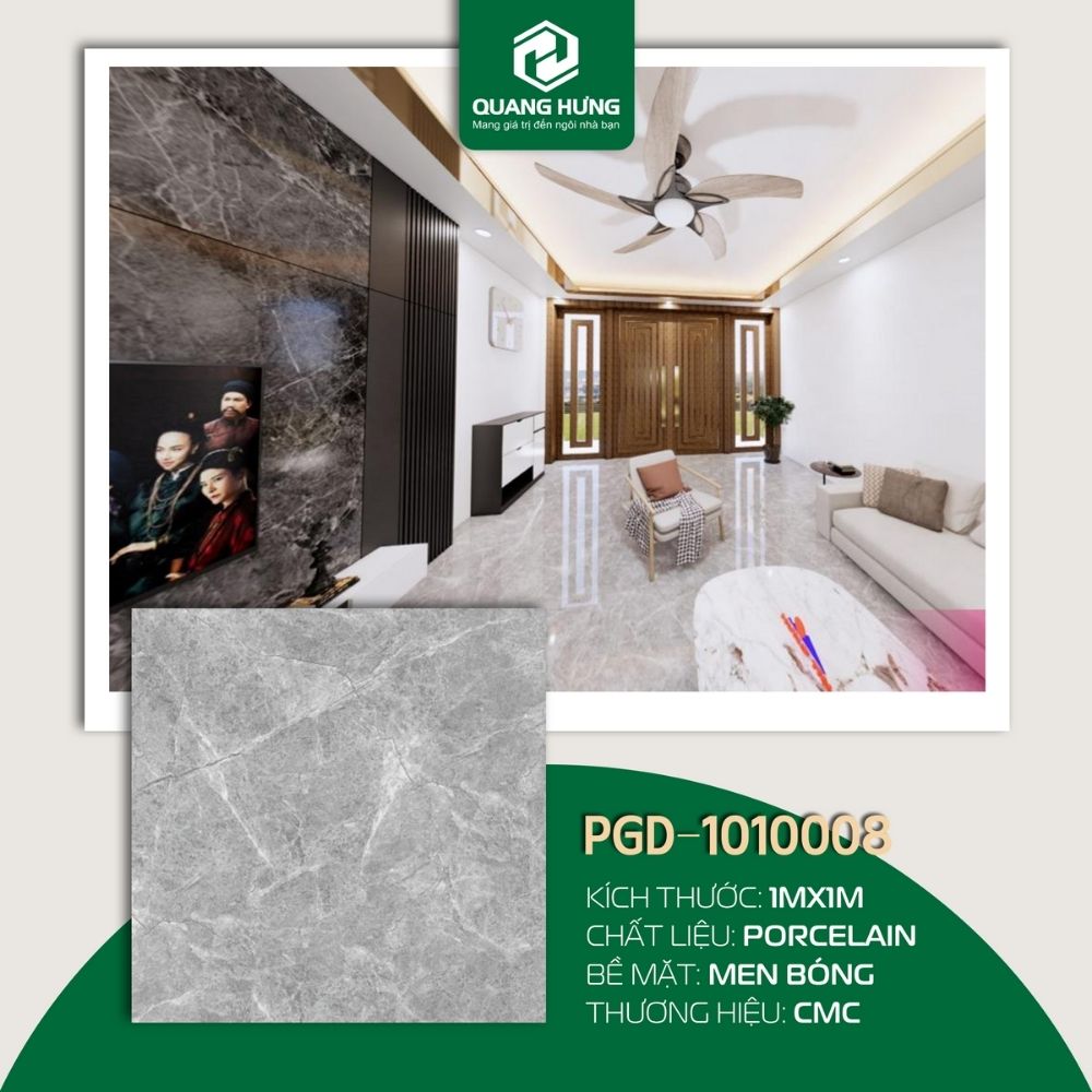 Gạch lát nền Xám vân