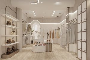 Cửa hàng được thiết kế đẹp mắt, ấn tượng là yếu tố chính để thu hút khách hàng
