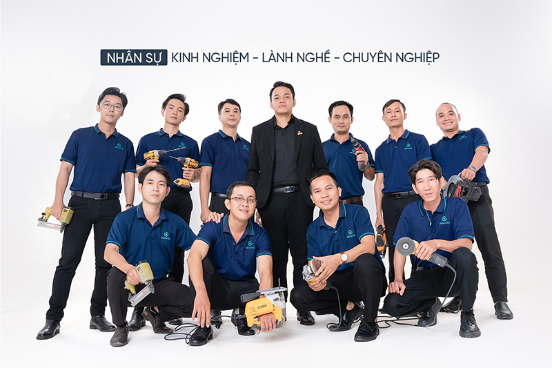 Nội Thất Điểm Nhấn sở hữu đội ngũ nhân sự được đào tạo bàn bản, giàu kinh nghiệm