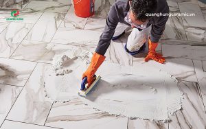 Sử dụng xi măng trắng và sơn nước đồng màu