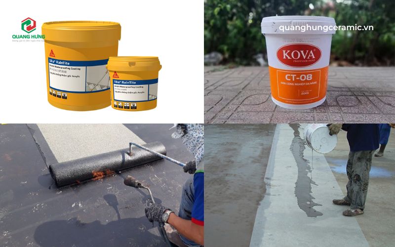 Các loại vật liệu chống thấm cho nền bê tông hiệu quả và phổ biến