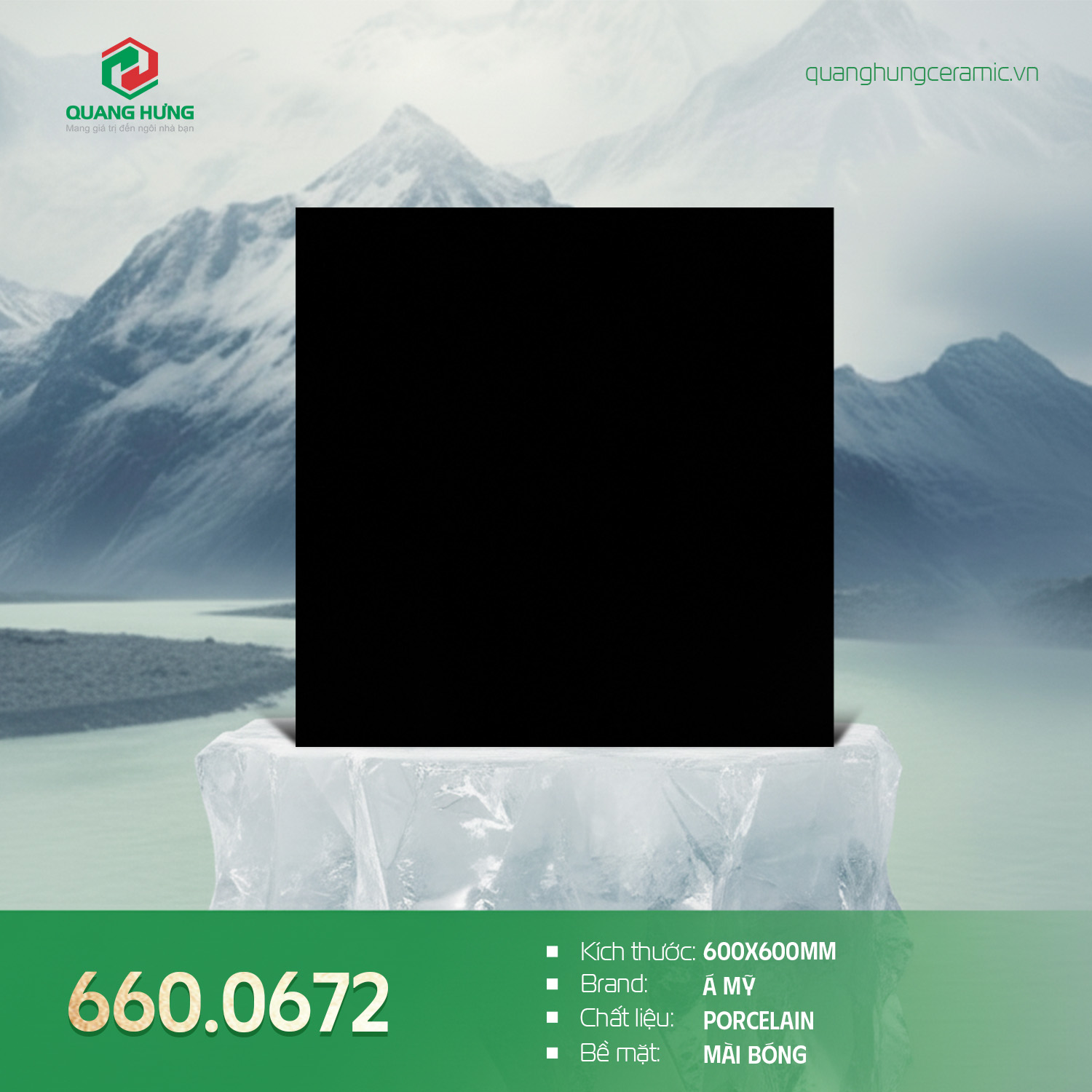 Gạch ốp lát màu đen mã 660.0672