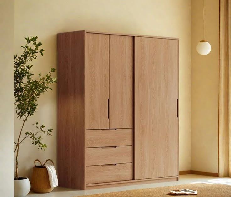 Nên chọn tủ quần áo cửa lùa để tiết kiệm diện tích