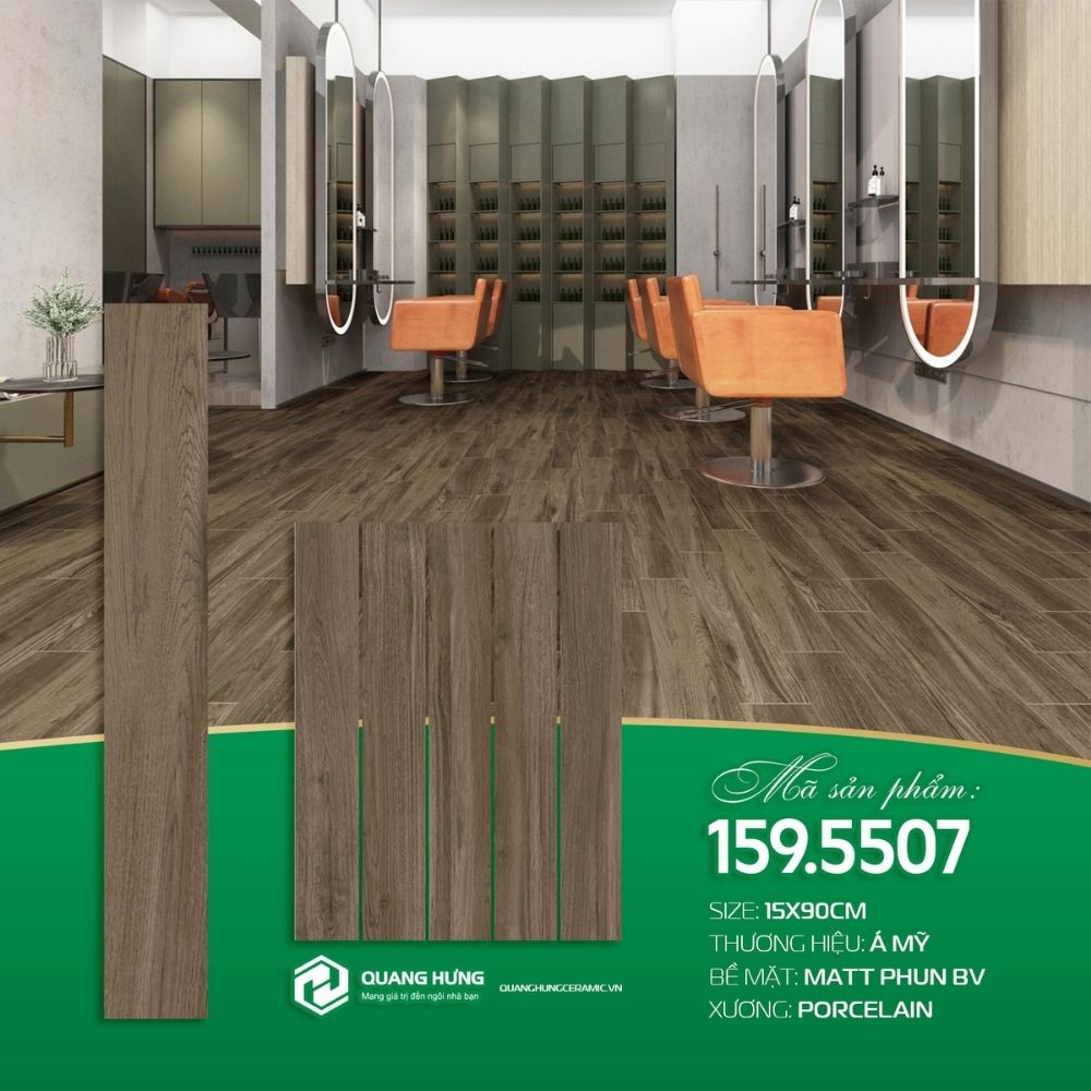 Gạch thanh gỗ 15x90cm