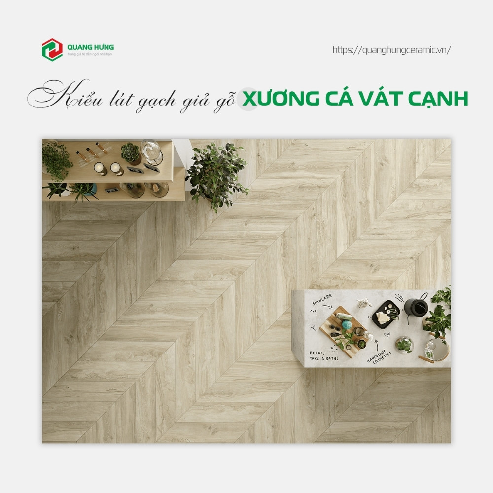 Kiểu lát xương cá (Herringbone)