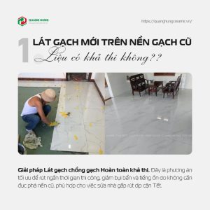 Lát gạch mới chồng lên gạch cũ liệu có khả thi?